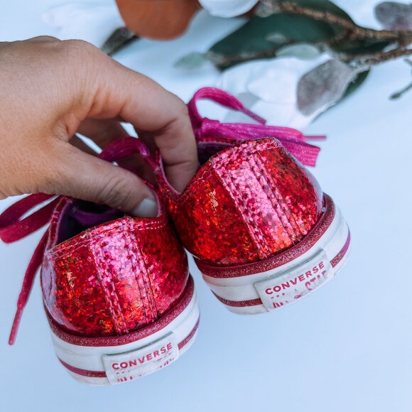 Converse Toddler Glitter Chuck Taylor All Star (EUC) - Picture 5 of 6